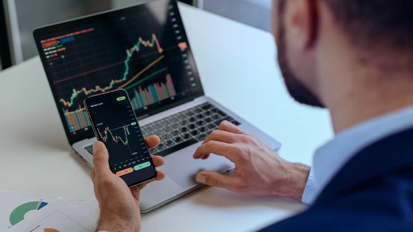 Panel de control de trading de Valoria Capital